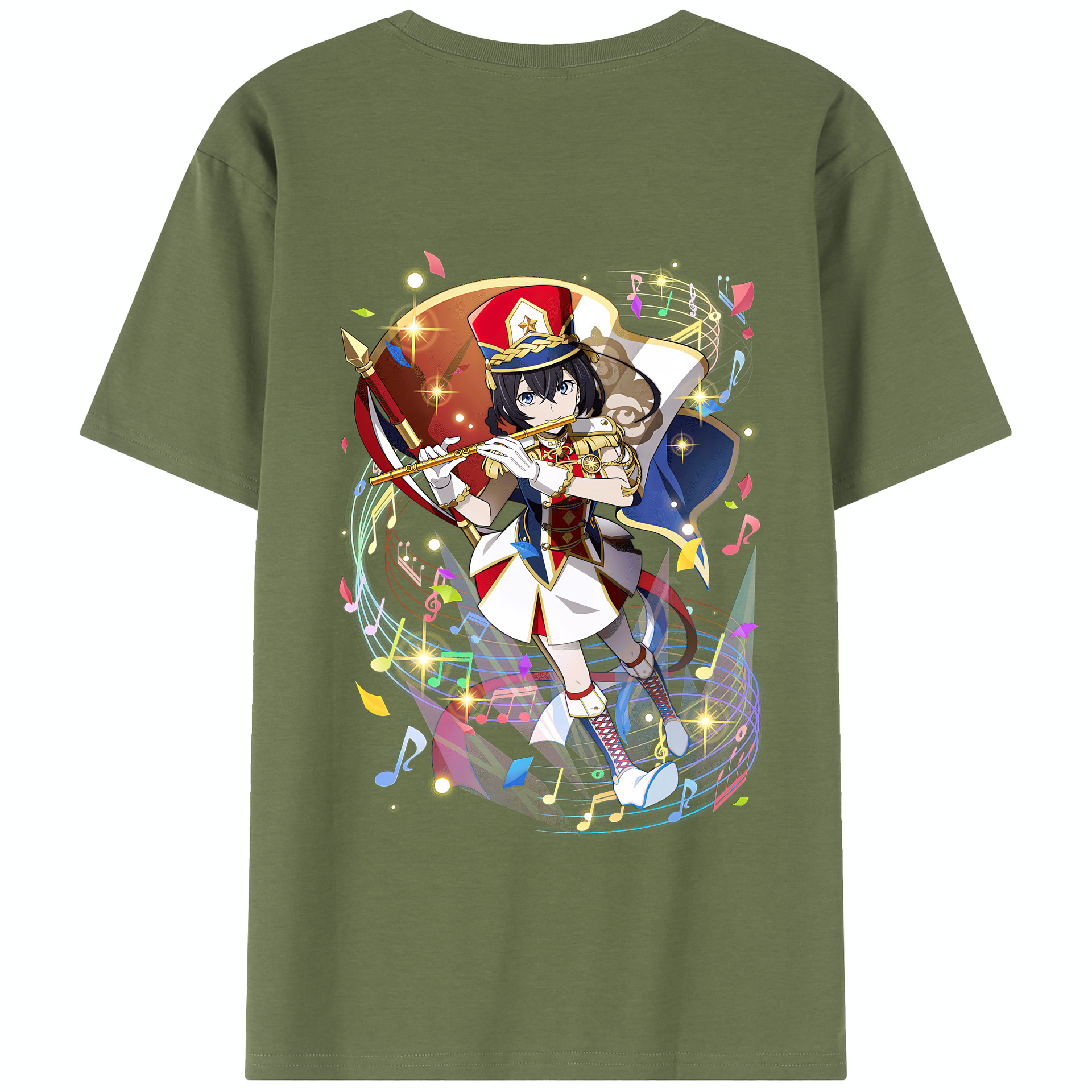 （画像用） 文豪ストレイドッグス Bungo Stray Dogs 綿100％半袖Tシャツ（背面プリント）